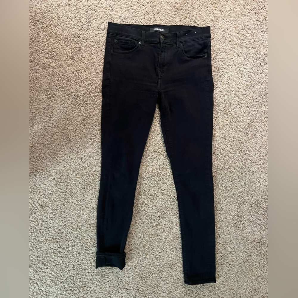 Black Skinny Jeans Express